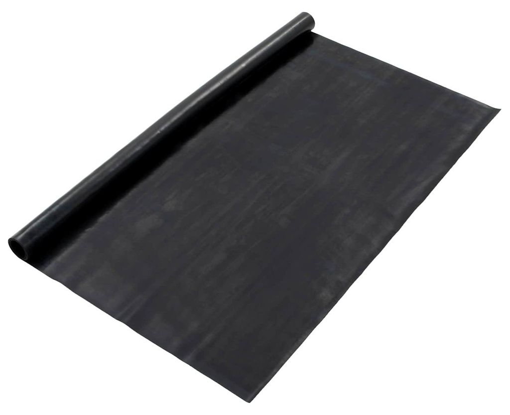 Bodenbelag Schwarz 1,2 x 5 m Gummi Produktbild 