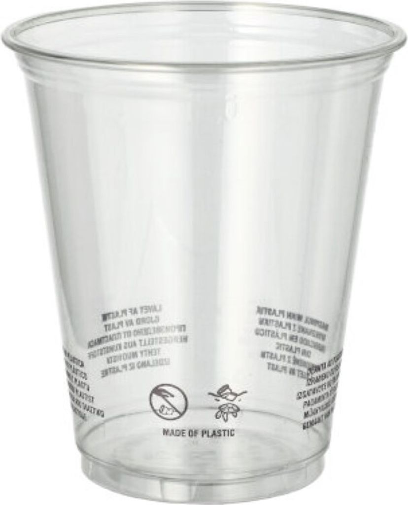 Trinkbecher R-PET 0,3 l Ø 9,5 cm · 10,7 cm glasklar Produktbild 