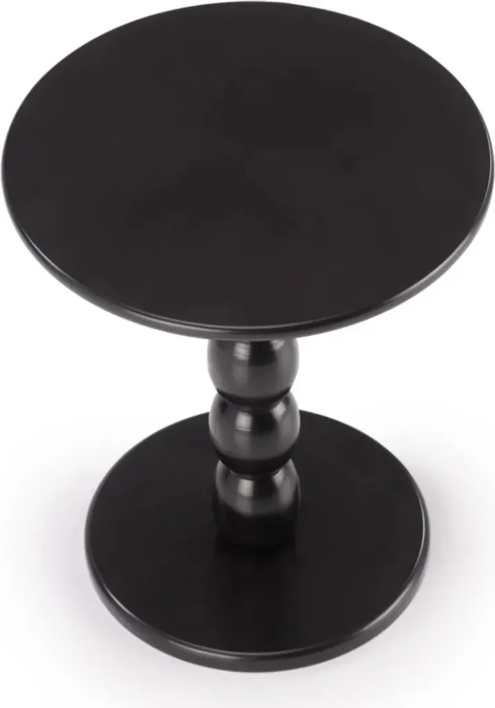 Optimisez votre petit salon avec la table basse CIRILLA noire compacte - 4