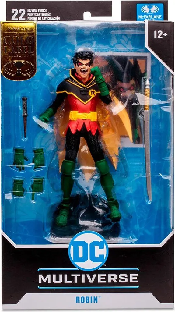 Figurine McFarlane DC Multiverse Damian Wayne Robin 17 cm Multicolore - 3