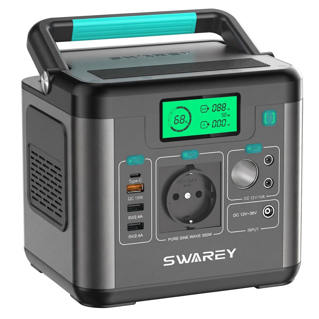 SWAREY S160 MAX Tragbare Powerstation 333Wh Produktbild 