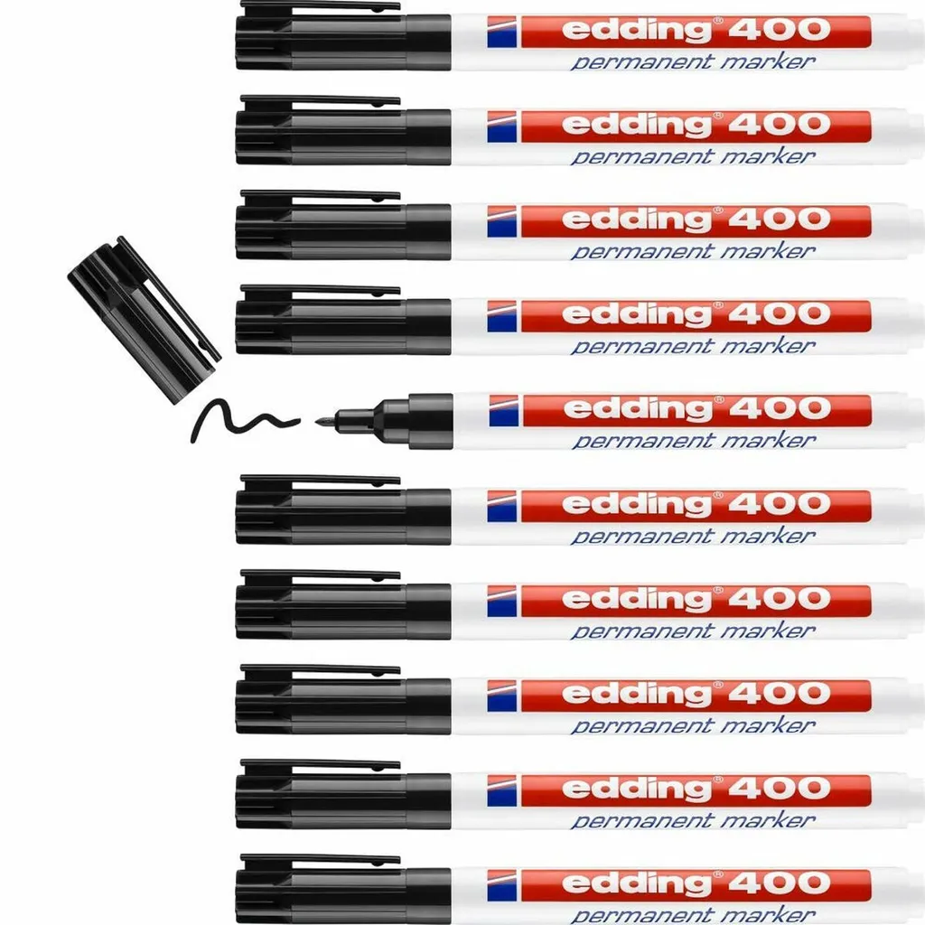 edding 4-400001 10er Marker Edding schwarz - 3