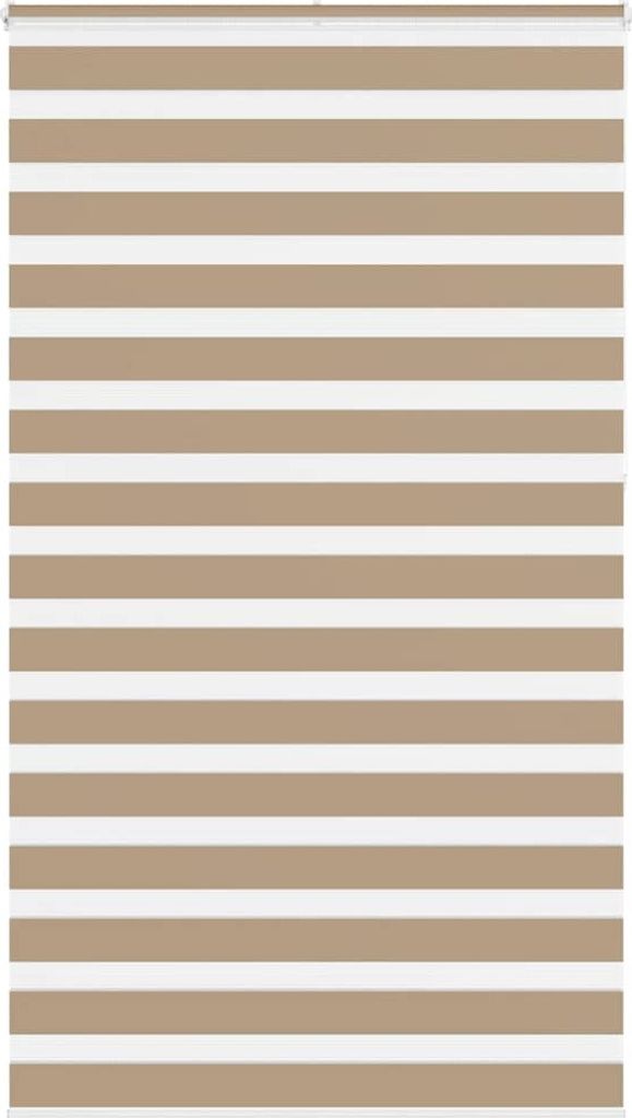 Zebrarollo Sandbraun 125x230 cm Stoffbreite 120,9 cm Polyester