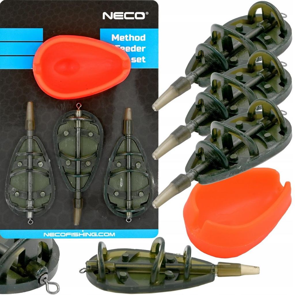 Method Feeder Set 30g/40g/50g + Silikonform (3+1)