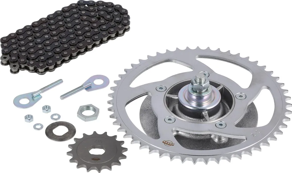 Solution transmission Simson SR50 bridée 25 km/h contre l'usure chaîne