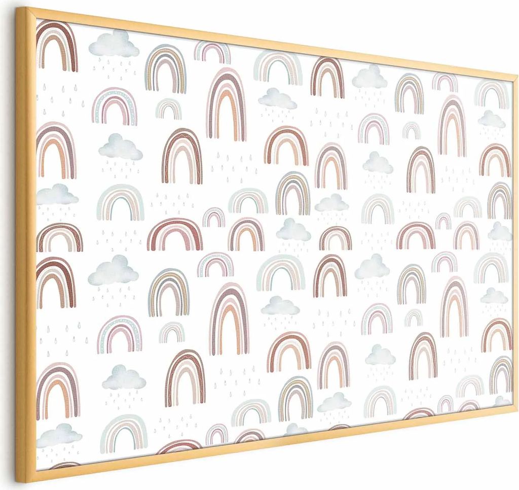Posterpapier Poster - Rainbow After the Rain 90x60 cm Für Kinder e-C-10062-ao-a