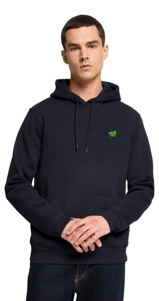 Spreadshirt Bibi Blocksberg Hex Hex Grün Stick Herren Premium Hoodie, S, Navy
