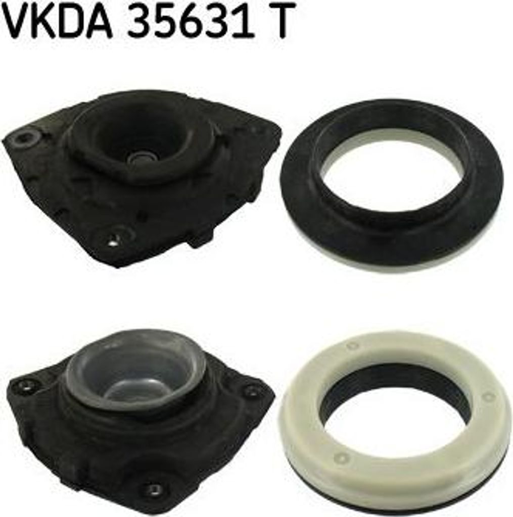 SKF VKDA 35631 T Federbein-Stützlager OE 8200948647 kompatibel mit Micra, Clio, Modus