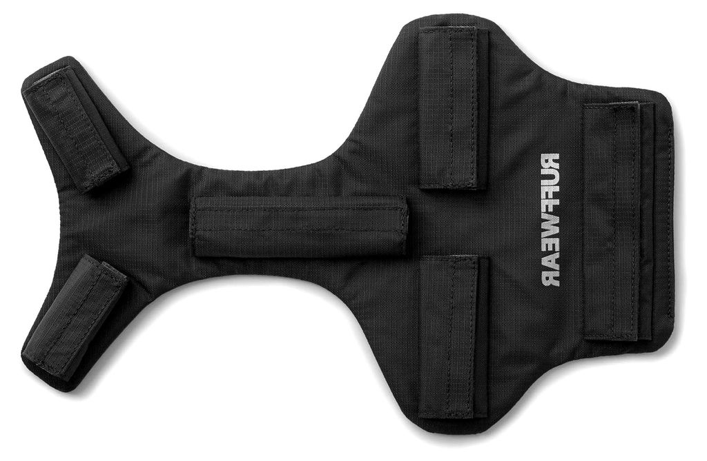 Brust- und Bauchschutz für Hunde, Kompatibel mit bestimmten Geschirren und Hunderucksäcken, Größe: XS, Grau
