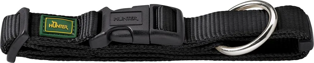 Hunter Collier Vario-Plus Noir Gr. M/20 Nylon Résistant 35-53 cm