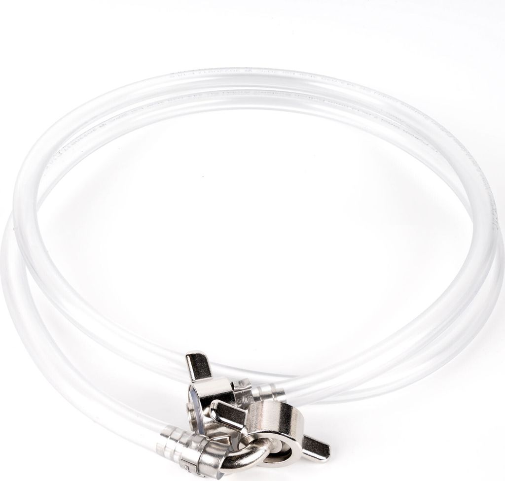 Bierschlauch 7 mm trüb 1,5 m komplett