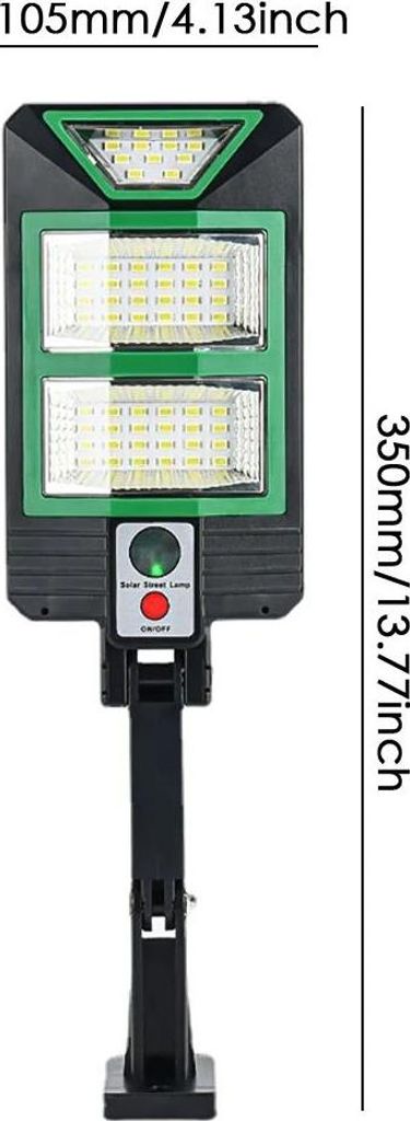 Solar Wandleuchte - LED Straßenlampe - IP65 wasserdicht - Bewegungssensor - Kabellose Montage - ABS-Gehäuse - Blau