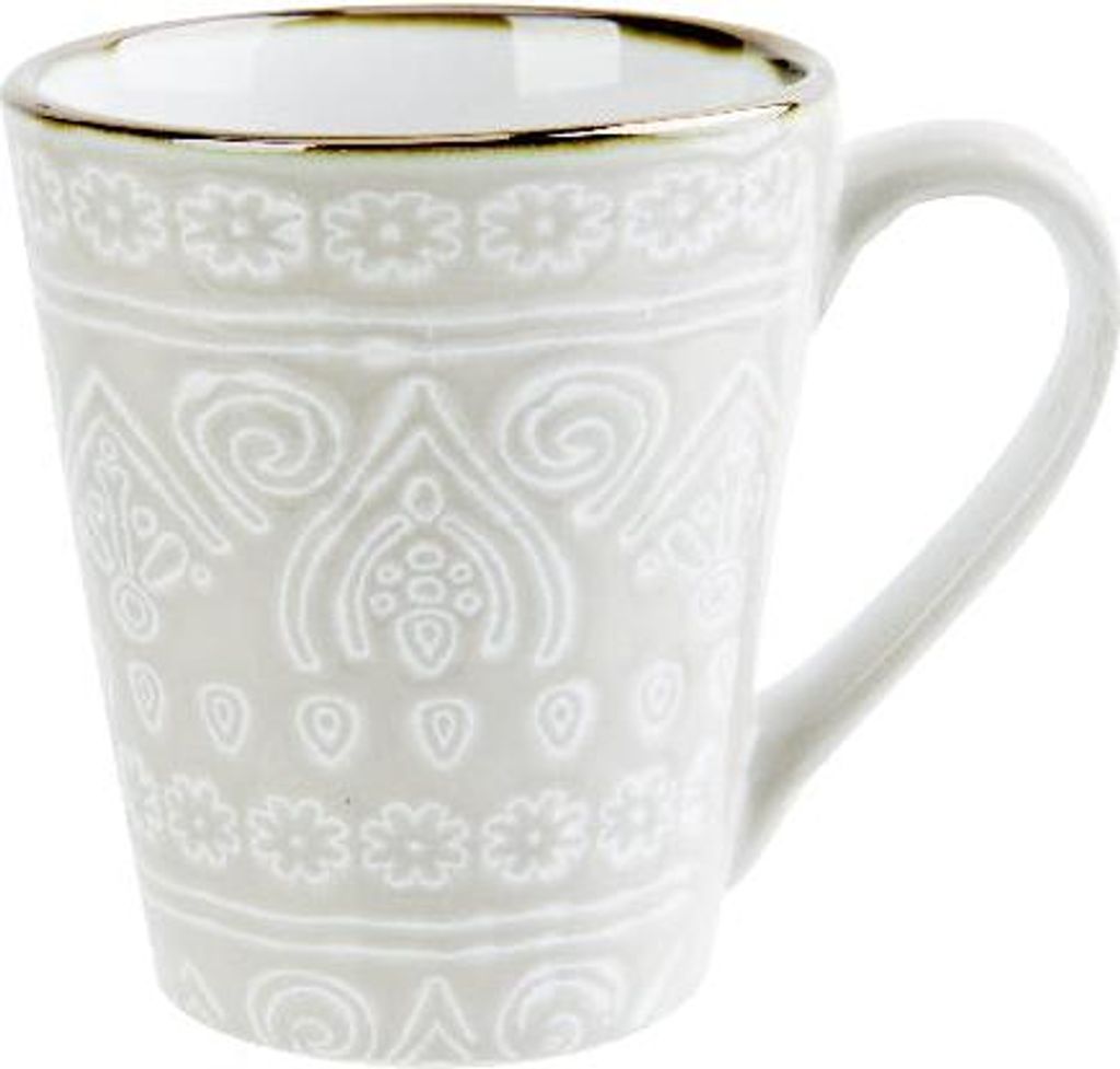 Cosy & Trendy Kaffeetassen Murano Beige 340 ml - 6 Stück