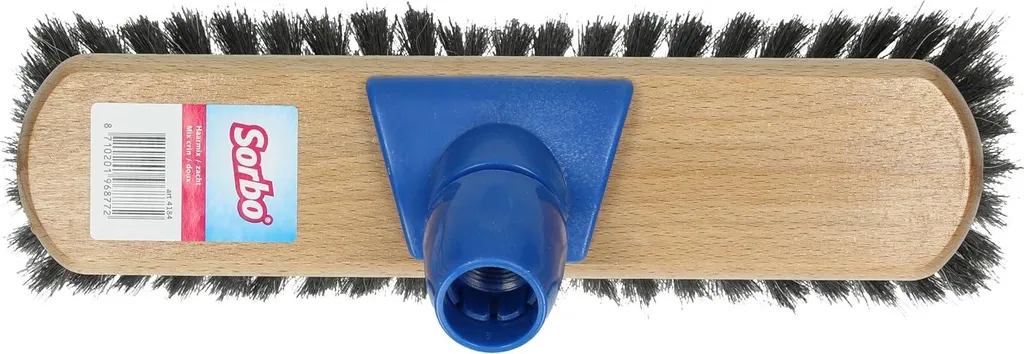 Balai Kamer 30 cm : mélange crin de cheval souple et monture en bois