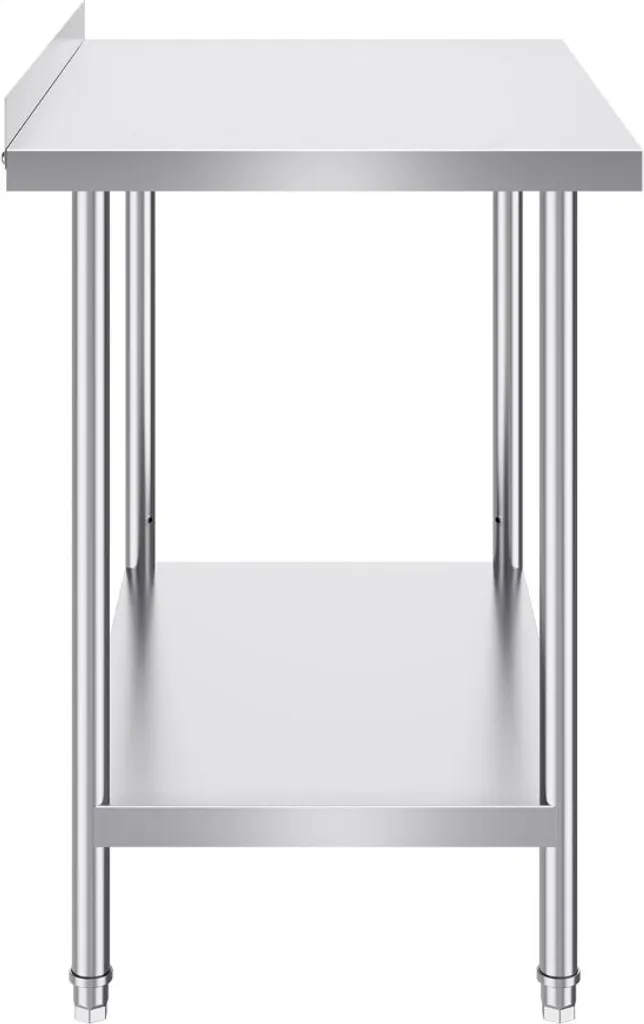 Table de préparation des aliments en inox - Table pour restauration - 8