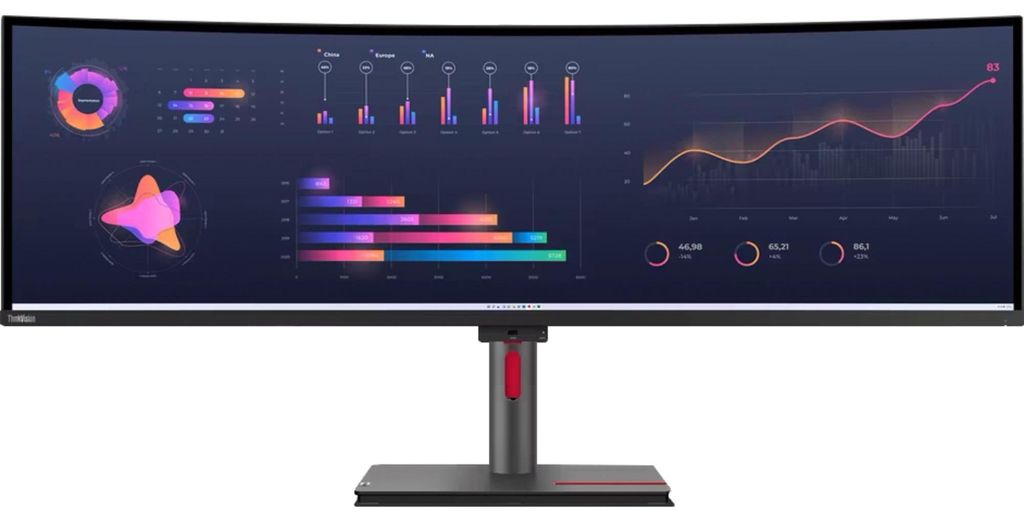 Lenovo ThinkVision P49w-30, LED-Monitor, (DQHD, IPS, Produktbild 