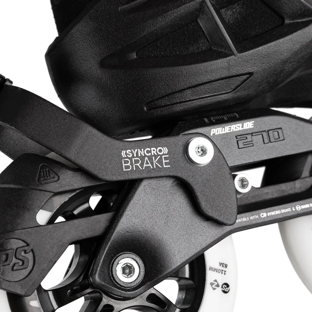 Roller Randonnée Powerslide Phuzion Argon Syncro 110 Trinity Noir 44 - 9