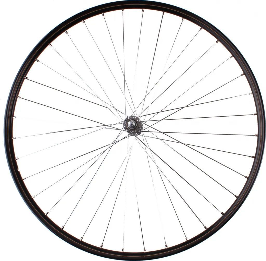 Roue Roland avant 28 pouces aluminium noir : remplacez votre roue voilée