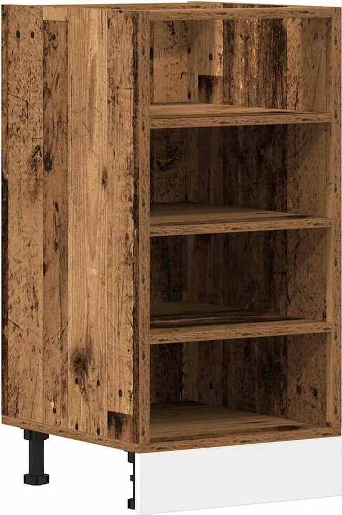 Armadio Base Riga vidaXL Legno Vecchio 40x81,5 cm Design Cucina