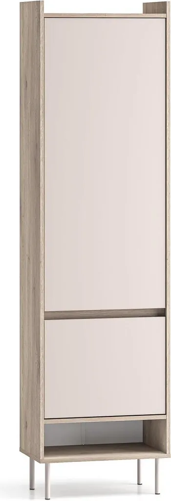 Armoire Étroite 54cm pour Ranger sans Encombrer - Solution Voco Chêne