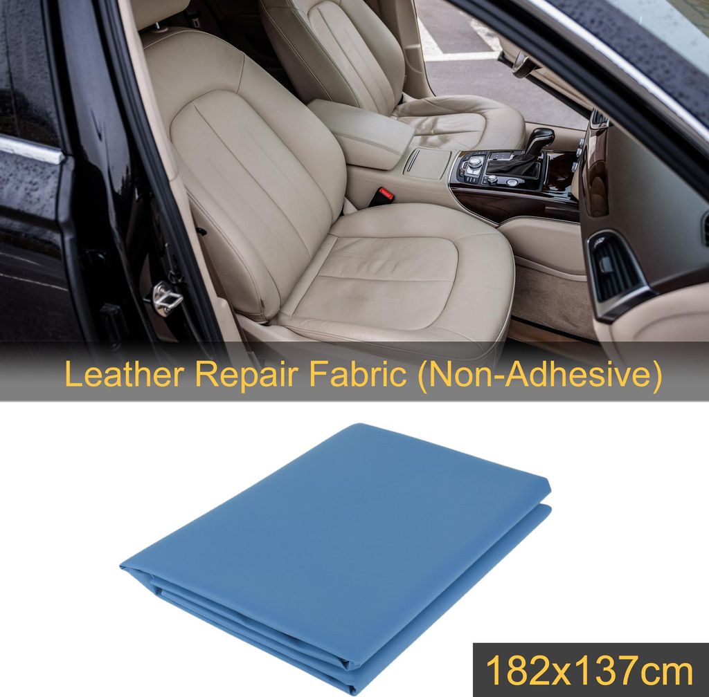 Lederstoff Polster Leder Reparatur Patch 182x137cm Für Auto Boot Sessel Sofa Couch Stuhl Innenausstattung DIY Blau 1 Stück