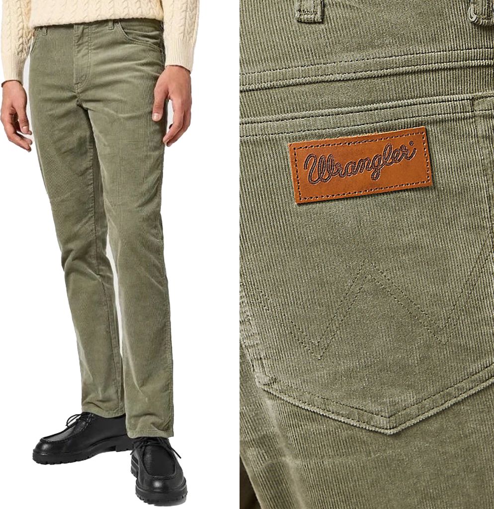 WRANGLER Herren, Jeanshosen, Slim fit TEXAS SLIM, W42 L34, Grün, Jeans, baggyjeans, buggy