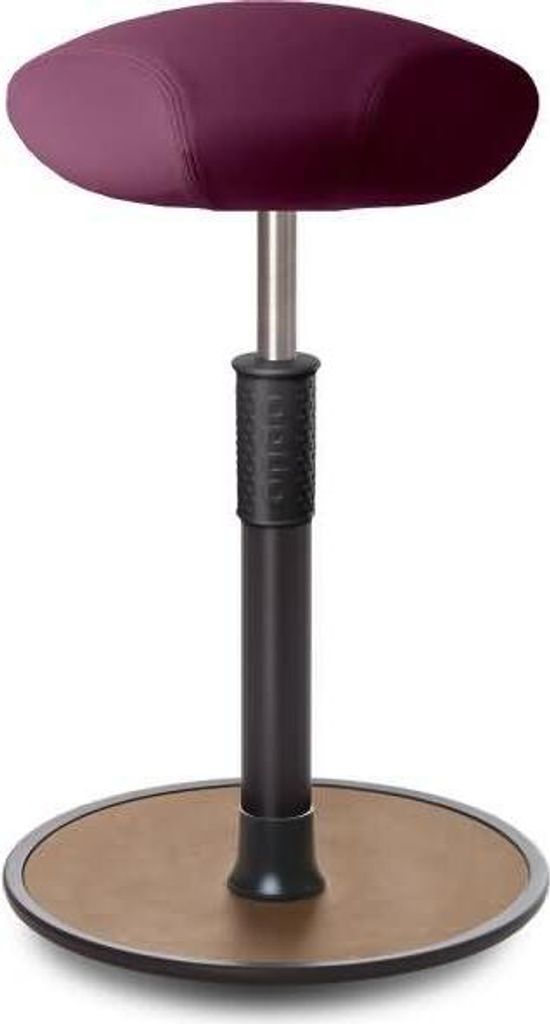 Sitz- Stehhocker Free Tall Triangel skai Nature Base Lila schwarz /Natur.