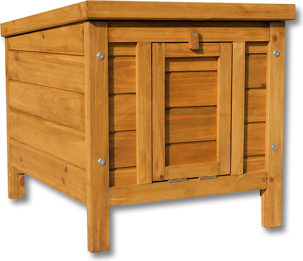Domček pre mačky Wiltec 420 x 515 x 430 mm zo smrekového Obrázok produktu