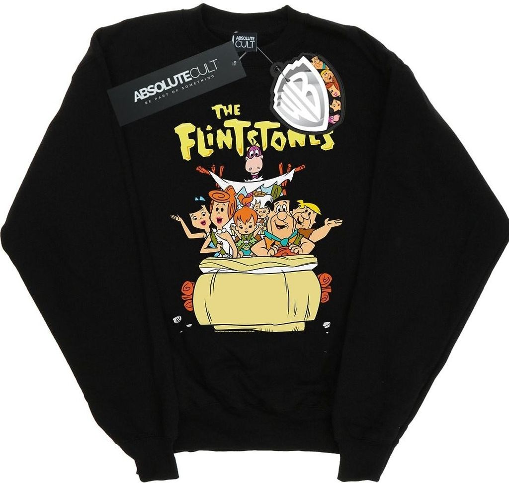 The Flintstones - "The The Ride" Sweatshirt für Herren BI23627 (4XL) (Schwarz)