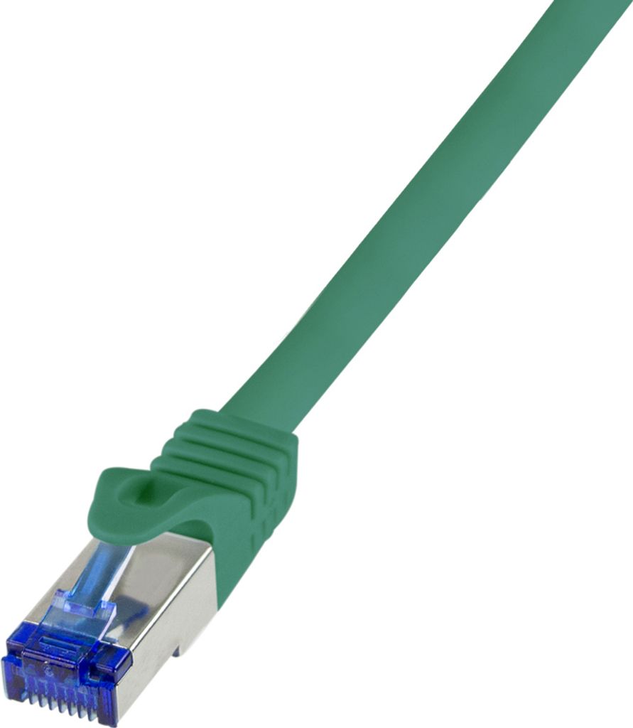 LogiLink Patchkabel Ultraflex Kat.6A S/FTP 3,0 m grün