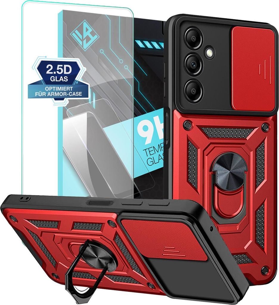 Armor Handyhülle für Samsung Galaxy A15 / A15 5G mit 9H Produktbild 