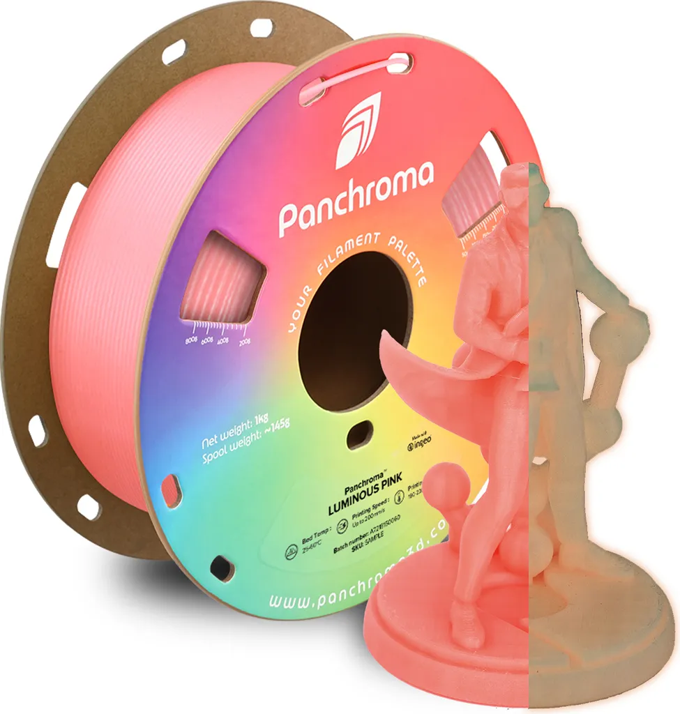 Polymaker Panchroma Luminous Rosa CA02034 - Perfetto per Cosplay 3D