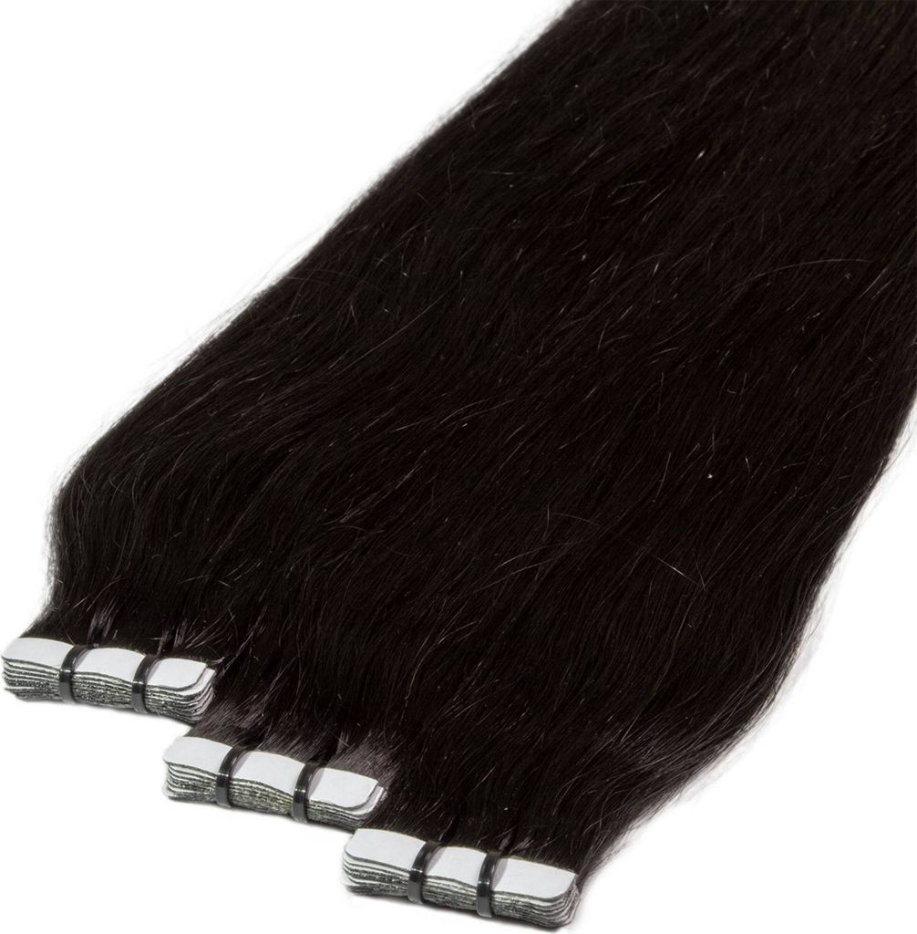 Tape Extensions Premium Pravé vlasy #2/0 čierne Obrázok produktu 