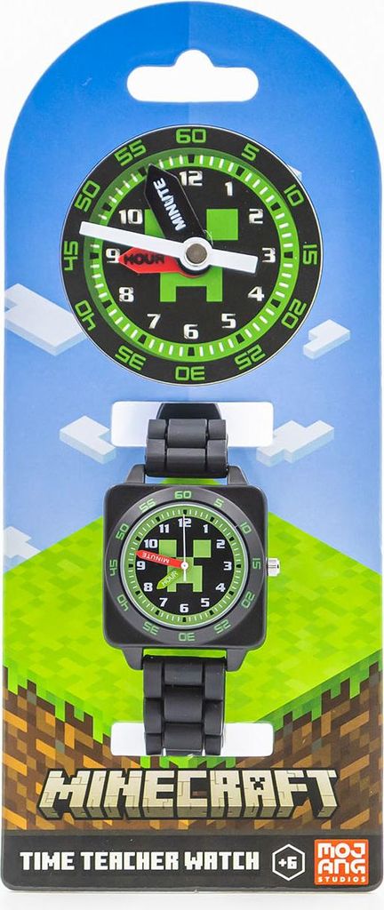 Orologio Minecraft per bambini della Time Teacher MIN9011 Immagine del prodotto 