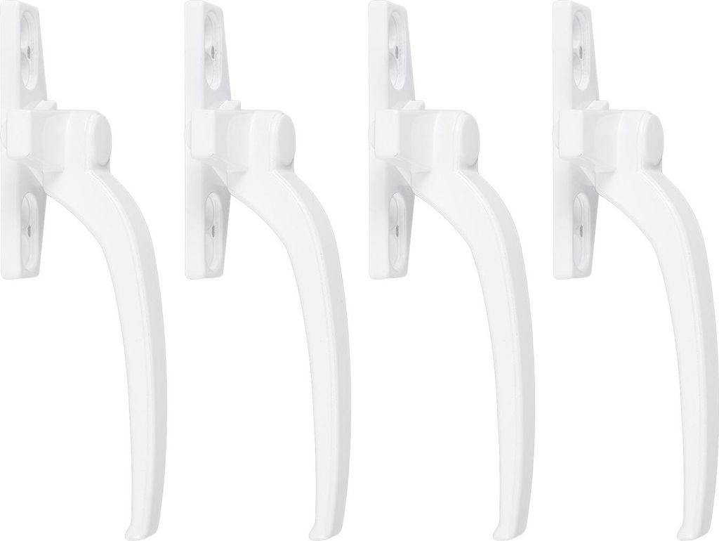 Aluminiumlegier -Fenstergriff fr flach ?ffnen externe push Casement Security Lock Hardware rechts Wei?