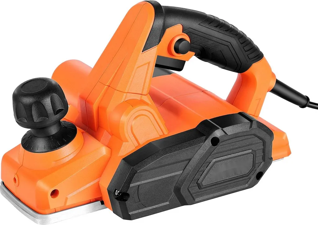 Rabot électrique 650W 82mm - Vitesse 16800 tr/min avec double lames