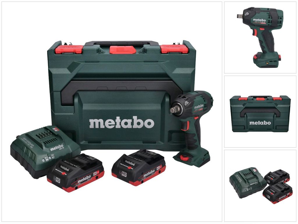 Metabo SSW 18 LTX 300 BL accu-slagschroevendraaier 18 V 300 Productafbeelding 