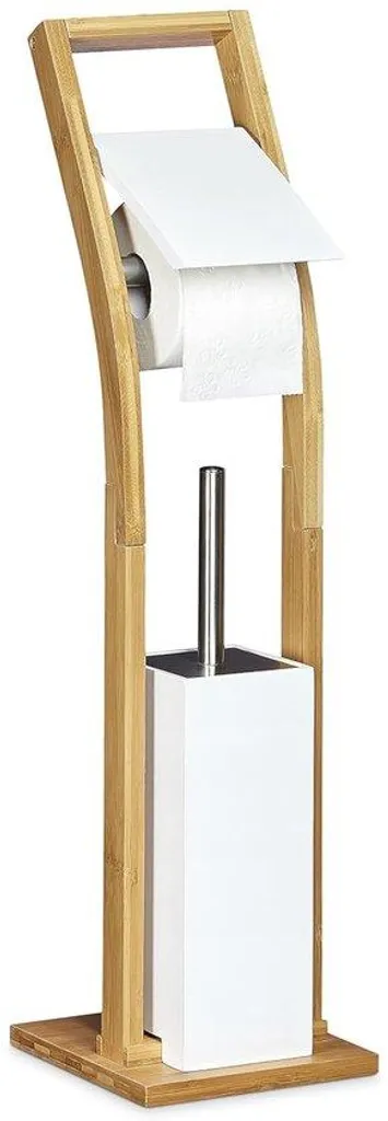 Ensemble WC 2 pièces en bambou écologique résistant à l'humidité 75 cm