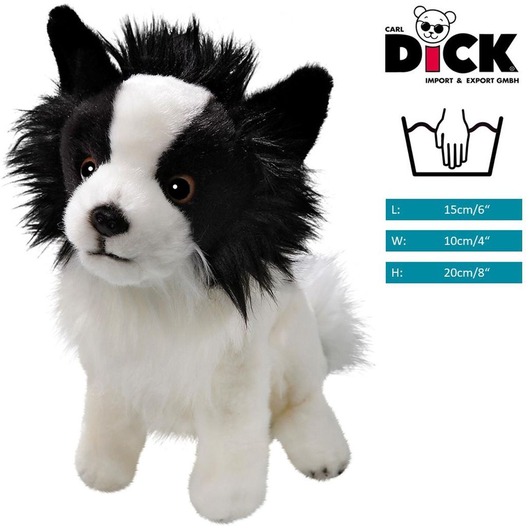 Peluche Bouvier Bernois 30 Cm – Carl Dick – Assise, Anti-allergique, Lavable Main – Cadeau Fidèle