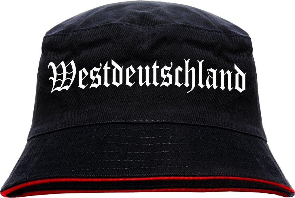 Westdeutschland Fischerhut - Altdeutsch - bedruckt - Bucket Produktbild 