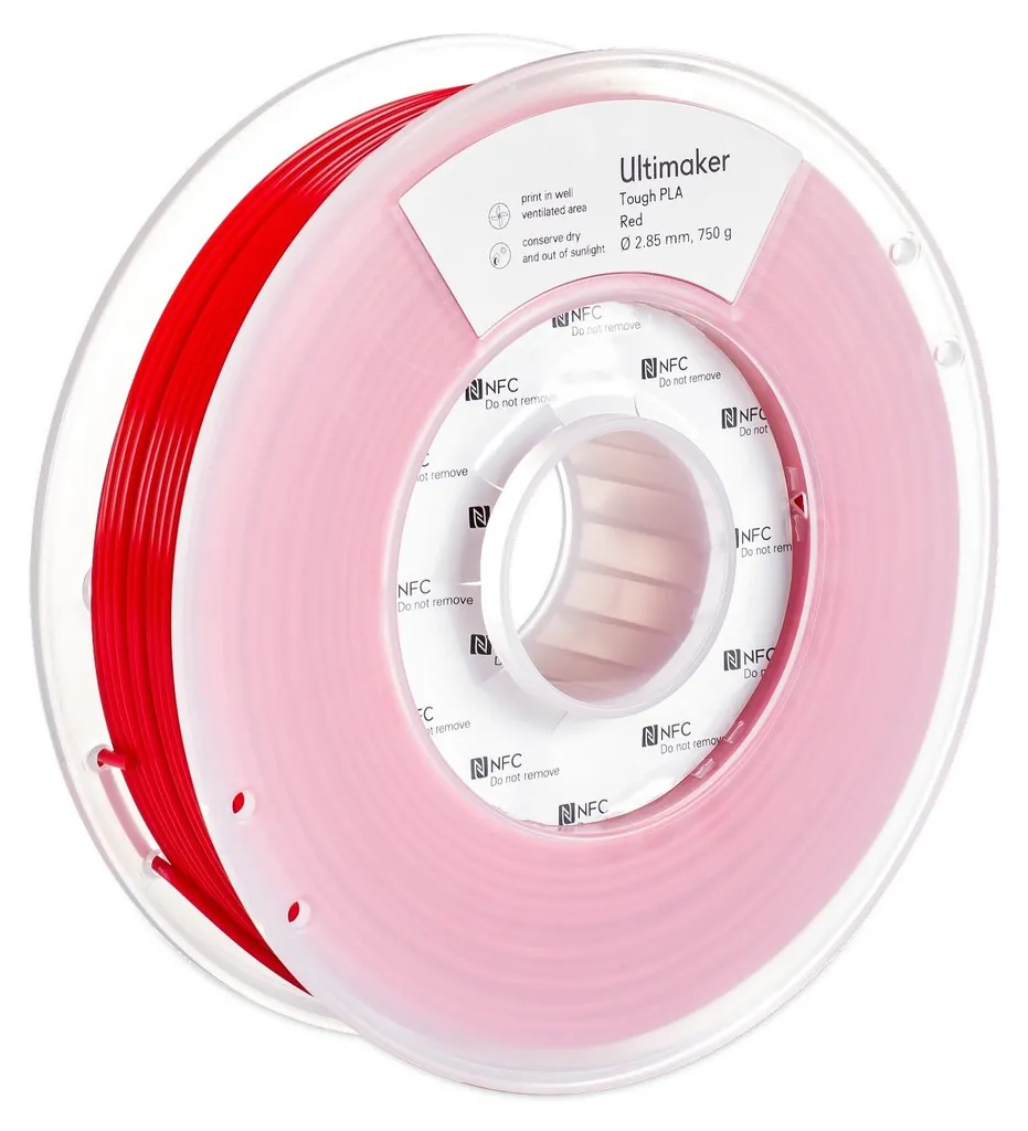 UltiMaker 202302 Tough PLA Rouge 2.85 mm 750 g - Filament 3D Précis