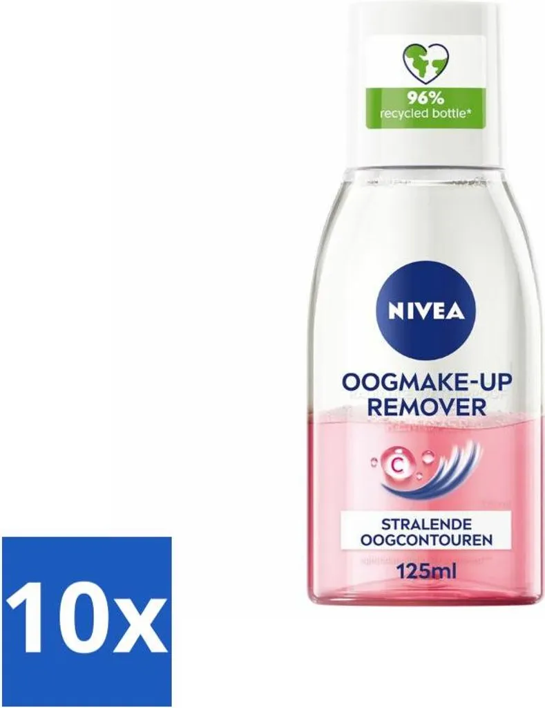 NIVEA Struccante Occhi Vitamina C Waterproof 125ml Value Pack 10pz