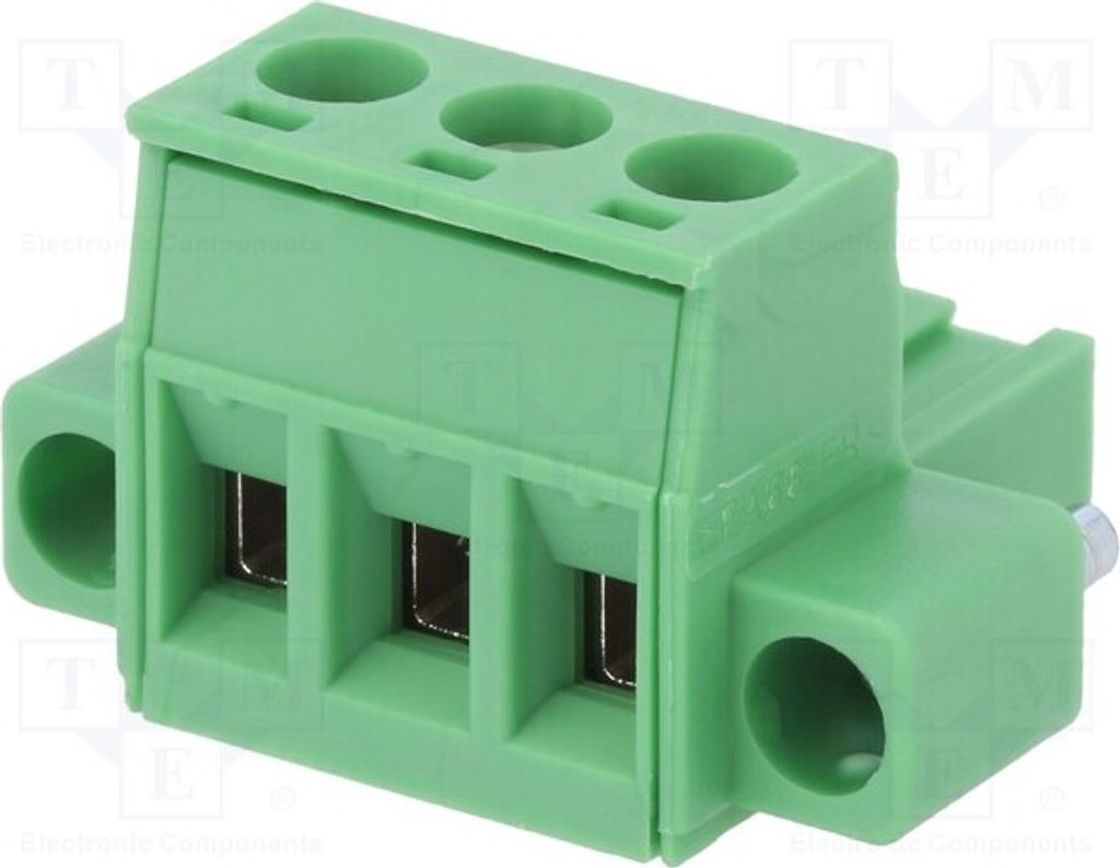 1x Klemmleiste abschaltbar gerade Wege: 3 Stecker 5,08mm 250V MSTB 2,5/ 3-STF-5,08 1