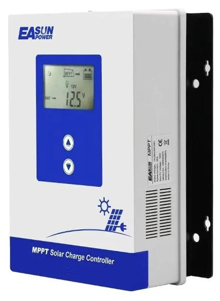 Contrôleur MPPT 60A 48V avec écran double affichage et gestion intelligente