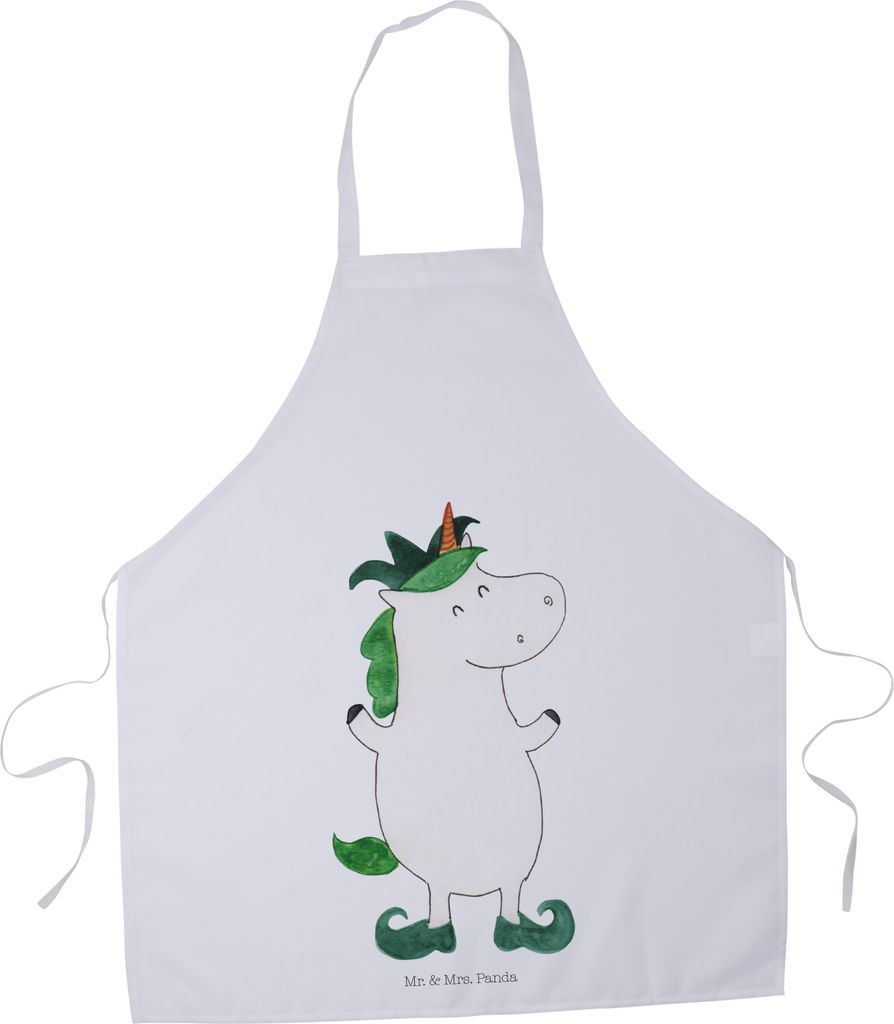 Mr. & Mrs. Panda Gastro-Schürze Einhorn Joker - Weiß - Produktbild 