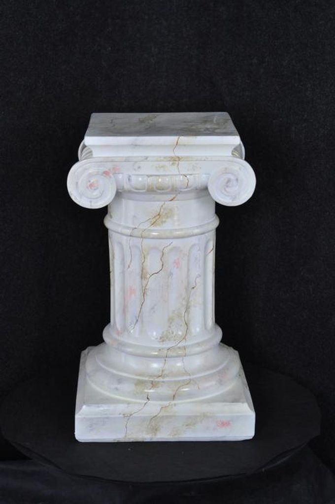 Medusa Säule Römische Säulen Marmor Skulptur Figur Deko Dekoration Ständer 1036