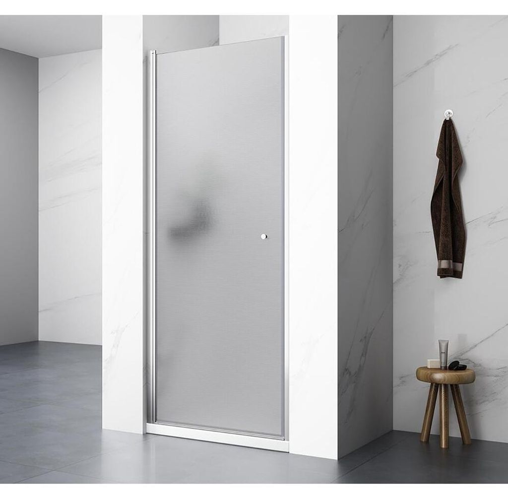 Aqualine PILOT draaideur voor douchecabine, 900 mm Productafbeelding 