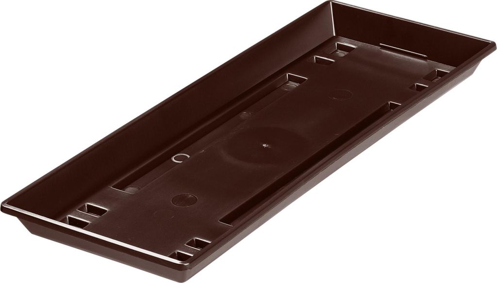 Geli Balkonkasten Untersetzer STANDARD Braun 40 cm - Kunststoff
