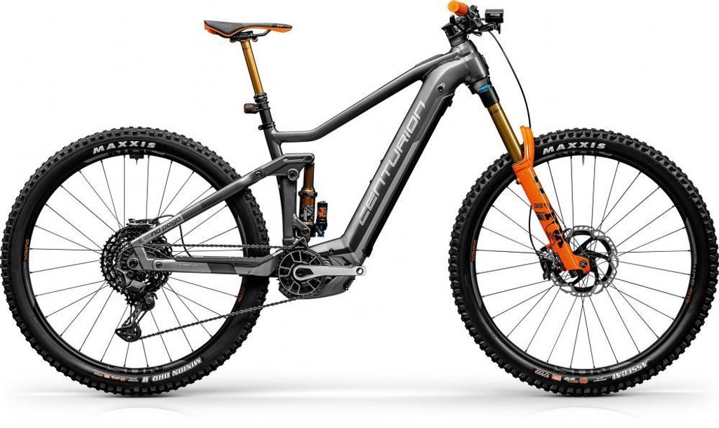 Centurion No Pogo R4000i EP1 gunmetal/grau S (40) grau/orange - vollgefederte...