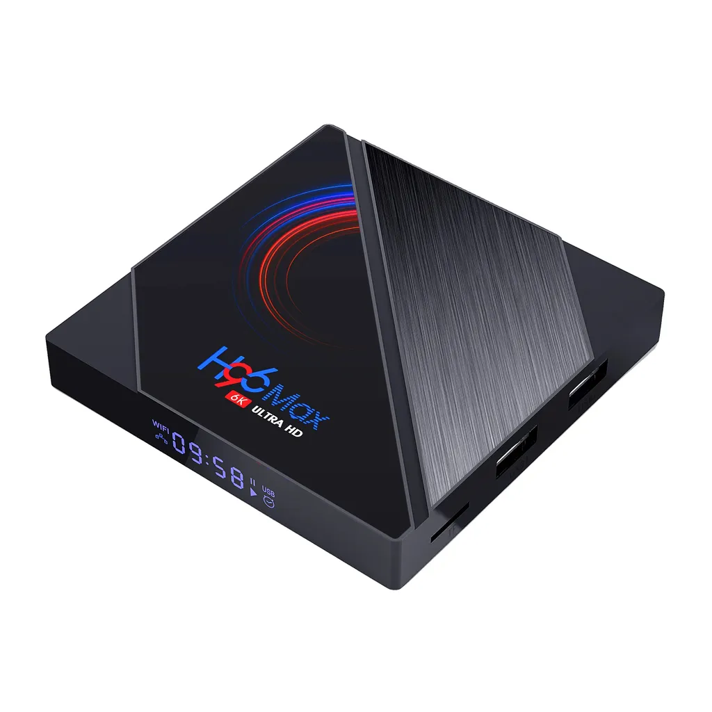 TV Box Android Rapide 4Go 32Go - Wi-Fi Double Bande, 4K BT - Prise UE